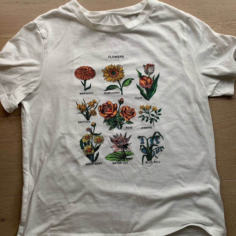 White Graphic Tee